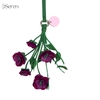Charm hoa hồng tỉ muội iSeren, da dê cao cấp, da thật handmade, móc khóa, charm treo túi xách, quà tặng cao cấp