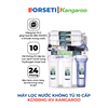 Máy lọc nước Kangaroo KG100HG - KVT. Máy lọc nước 10 lõi lắp gầm bếp nhỏ gọn Hydrogen mới nhất