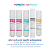 Combo 5 lõi lọc nước Korihome (2 sediment + 1 precarbon+1 postcarbon+1 màng RO) hệ lõi cắm nhanh máy WPK-812, WPK-816