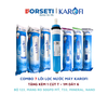 Combo 7 lõi lọc nước Karofi chính hãng dùng cho các máy lọc nước 7 cấp (123 RO50 T33, Min, Nano)