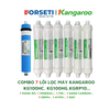 Combo 10 lõi lọc Kangaroo hydrogen chính hãng (123, RO50GPD, Nano+, Far+, Mineral+, OrpH+, HypH+, 5in1)