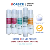 Combo 5 lõi lọc Forseti đúc cắm nhanh Hàn Quốc (2SED+PRE+RO+POST)