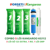 Trọn bộ 5 lõi lọc nước Kangaroo chính hãng dùng cho máy lọc nước Kangaroo KG112