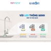 Máy lọc nước để gầm gọn nhẹ Karofi KAQ-U95 Pro với 10 cấp lọc, 123 Smax Pro V, RO Purifim, Bộ CN HP6.2