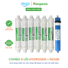 Combo 7 Kangaroo HA Gồm màng RO100 GPD Kangaroo + 6 lõi chức năng Hydrogen+ (Fir+, OrpH+, HypH+, Mineral+, Nano Carbon+, 5IN1)  KÈM CÚT + DÂY