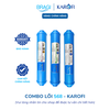 Bộ 3 lõi lọc nước Karofi chức năng 568 (T33, Mineral, Nano Silver) bổ sung khoáng, cân bằng PH