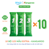 Combo 10 bộ 123 Kangaroo EXTRA