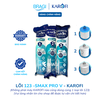Bộ 3 Lõi Lọc Thô 123 Smax Pro V KAROFI dành cho máy KAQ-D58, KAQ-U96, KAD-L56, KAE-S85... (Công nghệ Smart Connect)