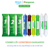 Combo 9 lõi Kangaroo Gồm 123EXTRA + Lõi 5678910 (Nano, Ceramic, Alkaline, Maifan, ORP, 5IN1) KÈM CÚT + DÂY