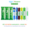 Combo 9 lõi lọc Kangaroo 123EXTRA +RO50+56789 (Nano, Ceramic, Maifan, ORP, Alkaline) KÈM CÚT + DÂY