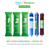 Combo 6 lõi lọc nước Gồm 123 EXTRA + màng RO 50 KGR  + lõi chức năng 56 (Nano, Ceramic) Kangaroo KÈM CÚT + DÂY