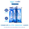 Bộ 3 lõi lọc thô Karofi 123 lõi số 2 CTO GAC (lưới) dùng cho các máy lọc Karofi O-P1310, S-S038....