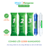 Combo bộ lọc thô 123 EXTRA + lõi chức năng 59 (Nano, ORP) Kangaroo KÈM CÚT + DÂY