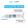 Màng RO100GPD Hàn Quốc Karofi kèm cút chuyển đổi (2 cút góc + 1 van 1 chiều góc cắm nhanh)