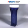 Cốc lọc trong, đục FORSETI 10 inch ren 13 hoặc ren 21 dùng cho máy lọc nước RO (đã bao gồm nắp+gioăng+2 cút đầu ra)