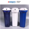 Cốc lọc trong, đục FORSETI 10 inch ren 13 hoặc ren 21 dùng cho máy lọc nước RO (đã bao gồm nắp+gioăng+2 cút đầu ra)