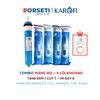 Trọn bộ Combo 8 lõi lọc nước Karofi chính hãng 12345678 - T33, Mineral, FarinFrared, Na