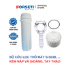 Cốc lọc trắng Karofi chuyên dùng cho máy lọc nước RO S-S038, U03, U05, U95, P95, O-P1310, I55..(Gồm Cốc, Nắp, Gioăng)