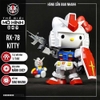 MÔ HÌNH LẮP RÁP RX-78 HELLO KITTY - Tặng kèm đế + decal