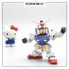 MÔ HÌNH LẮP RÁP RX-78 HELLO KITTY - Tặng kèm đế + decal