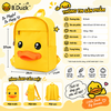 Balo B.Duck Mỏ Vịt 3D Size Lớn 37cm, Balo Nữ Đựng Laptop Sách Vở A4 Đi Học Đi Làm Du Lịch