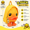 Balo B.Duck Vịt Vàng Cho Bé, Balo Mầm Non Hình Vịt 3D Dễ Thương, Cặp Đi Học Mẫu Giáo Cho Bé Trai Bé Gái