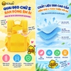 Balo B.Duck Cho Bé Trai Bé Gái, Balo Mẫu Giáo Trẻ Em Vịt Vàng 2 Quai Đi Học Mầm Non, có dây chống lạc