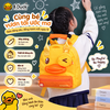 Balo B.Duck Vịt Vàng Cho Bé Đi Học Mẫu Giáo, Balo Trẻ Em Hình Mỏ Vịt 3D Kèm Túi Nhỏ Tháo Rời, Nhẹ Êm Dễ Thương