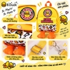 Balo Trẻ Em B.Duck Vịt Vàng Cute, Balo 2 Quai Hoạt Hình Có Chân Bông, Nhỏ Gọn Thời Trang Cho Bé