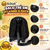 Balo Trẻ Em B.Duck Vịt Vàng Kèm Thú Bông 3D, Có Dây Dắt Chống Thất Lạc, Balo Cho Bé Trai Bé Gái 1–5 Tuổi
