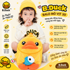 Balo Trẻ Em B.Duck Vịt Vàng 3D Lông Mềm Siêu Cute – Balo Mầm Non Cho Bé, Túi Đeo Vai Hoạt Hình Dễ Thương