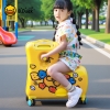 Vali cho bé B.DUCK nhập khẩu chính hãng size 20/24 ( phiên bản bánh xe xanh)