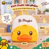 Balo B.Duck Vịt Vàng 3D Cho Bé 2-7 Tuổi, Balo Đi Học Mẫu Giáo Tiểu Học Nhẹ Êm, Chống Gù, Ngăn Rộng Dễ Thương