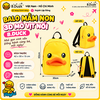 Balo B.Duck Nữ Mỏ Vịt Nổi 3D, Balo Đi Học Đi Chơi Size Lớn Thời Trang Dễ Thương