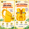 Balo B.Duck Vịt Vàng Cho Bé 1-4 Tuổi Có Dây Dắt Chống Đi Lạc, Balo Nắp Gập Nhẹ Thoáng Khí Cho Bé Trai Bé Gái