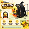 Balo Trẻ Em B.Duck Vịt Vàng Kèm Thú Bông 3D, Có Dây Dắt Chống Thất Lạc, Balo Cho Bé Trai Bé Gái 1–5 Tuổi
