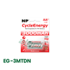 Pin Sạc National Power AA (EG - 3MTDN) - Chính Hãng