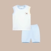 P73|Trắng - Blue 407