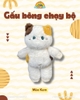 ĐỒ CHƠI GẤU BÔNG CHẠY BỘ - THÚ NHỒI BÔNG CAO CẤP 45CM