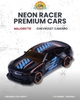 ĐỒ CHƠI XE MÔ HÌNH MAJORETTE NEON RACER PREMIUM CARS