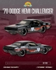 ĐỒ CHƠI XE MÔ HÌNH HOT WHEELS 70 DODGE HEMI CHALLENGER