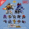 ĐỒ CHƠI MÔ HÌNH LẮP RÁP BLOKEES TRANSFORMERS DEFENDER - 03 HEAVY METAL WAR