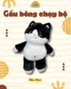 ĐỒ CHƠI GẤU BÔNG CHẠY BỘ - THÚ NHỒI BÔNG CAO CẤP 45CM