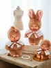 MÓC KHÓA MÔ HÌNH ĐỘNG VẬT MONCHHICHI KEYCHAIN BOY & GIRL PLUSH DOLL 15CM