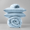 Bộ Chăn Ga Gối Xanh Biêng Biếc Chagota Bedding Mềm Mịn, Mát Lạnh Cao Cấp Thoáng Mát Cho Gia Đình Bạn 1m6