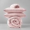 Bộ Chăn Ga Gối Ửng Hồng Chagota Bedding Mềm Mịn, Mát Lạnh Cao Cấp Thoáng Mát Cho Gia Đình Bạn 1m4