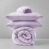 Bộ Chăn Ga Gối Tím Sim Chagota Bedding Mềm Mịn, Mát Lạnh Cao Cấp Thoáng Mát Cho Gia Đình Bạn - Hàng đặt