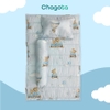 Bộ Nệm Trẻ Em Chagota Gấu 5 Món Rayon Microfiber Kháng Khuẩn 75x115cm