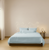 Bộ Chăn Ga Gối Xanh Biêng Biếc Chagota Bedding Mềm Mịn, Mát Lạnh Cao Cấp Thoáng Mát Cho Gia Đình Bạn - hàng đặt