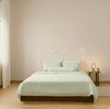 Bộ Chăn Ga Gối Xanh Thì Thầm Chagota Bedding Mềm Mịn, Mát Lạnh Cao Cấp Thoáng Mát Cho Gia Đình Bạn 1m6